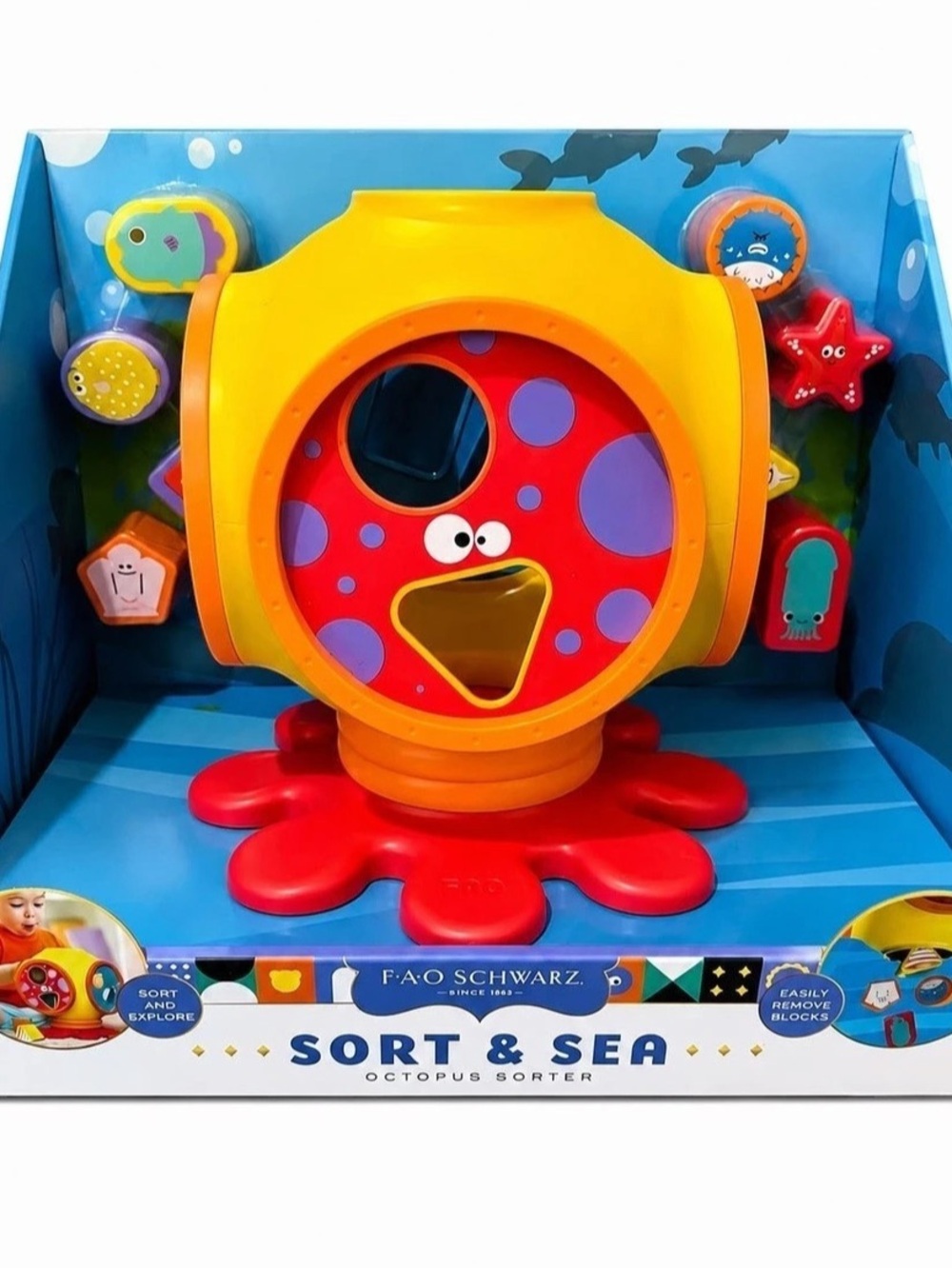 FAO Schwarz Sort & Sea Activity Toy NWT